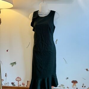 Banana republic work dress with ruffle hem